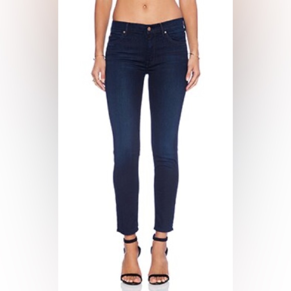 Mother Jeans Muse Ankle in Ink and Paper wash size 25